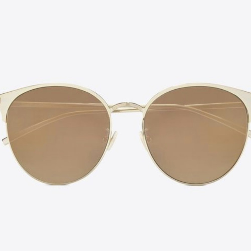 YSL Gold Mirrored Sunglasses